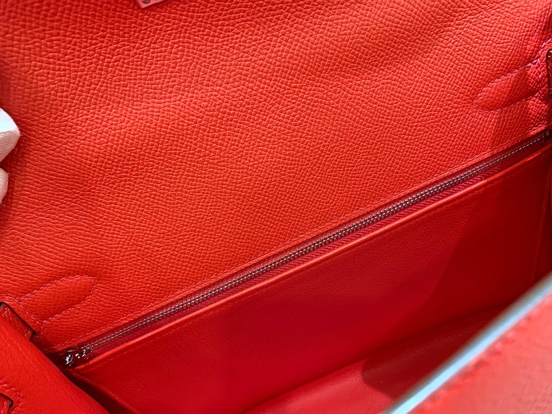 에르메스 켈리 28 셀리에 하트 레드 골드 하드웨어 (100% HAND MADE)