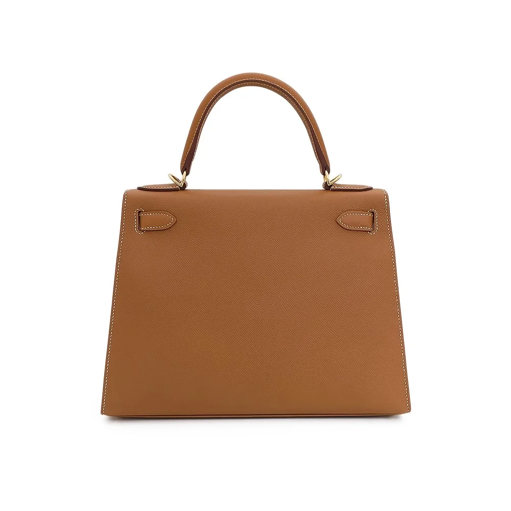 에르메스 켈리 28 셀리에 골드 브라운 금장 하드웨어 (100% HAND MADE)