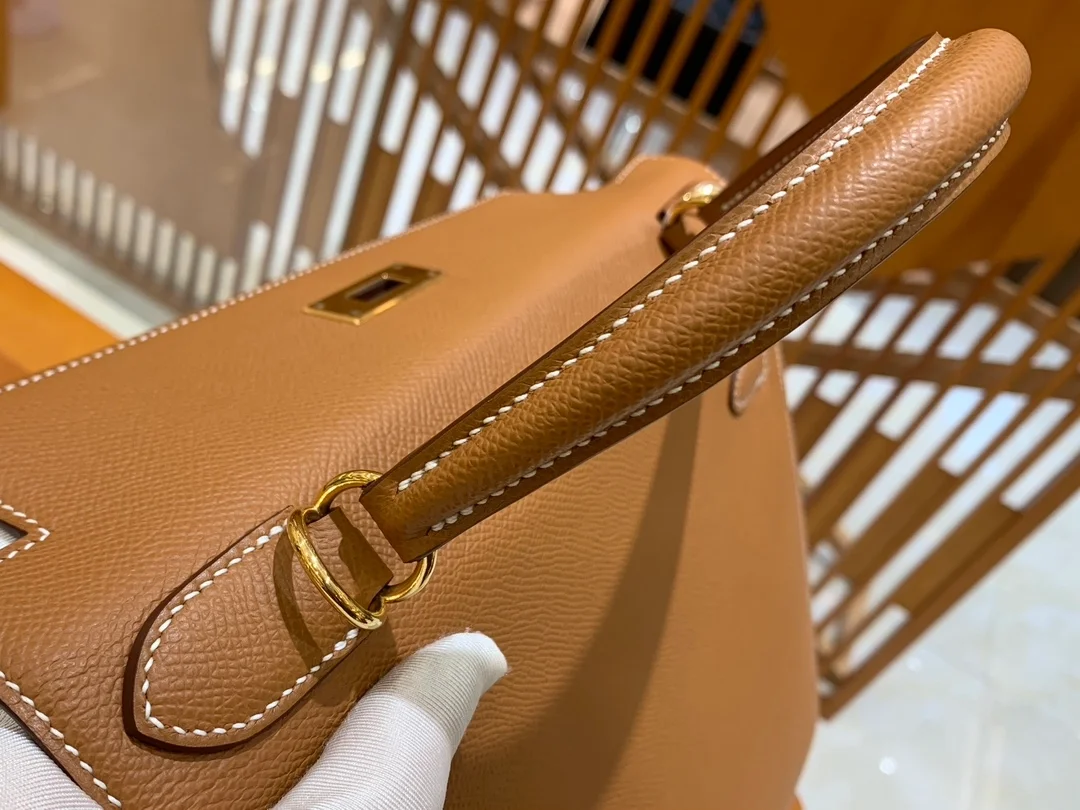 에르메스 켈리 28 셀리에 골드 브라운 금장 하드웨어 (100% HAND MADE)