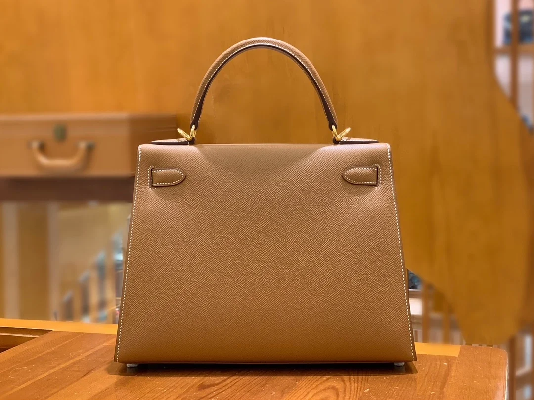 에르메스 켈리 28 셀리에 골드 브라운 금장 하드웨어 (100% HAND MADE)