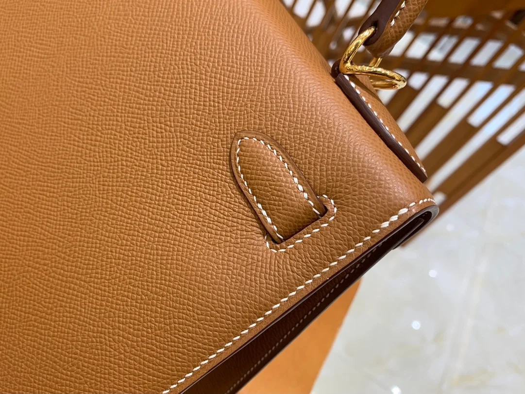 에르메스 켈리 28 셀리에 골드 브라운 금장 하드웨어 (100% HAND MADE)