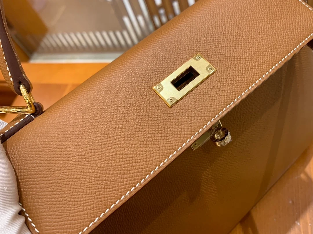 에르메스 켈리 28 셀리에 골드 브라운 금장 하드웨어 (100% HAND MADE)