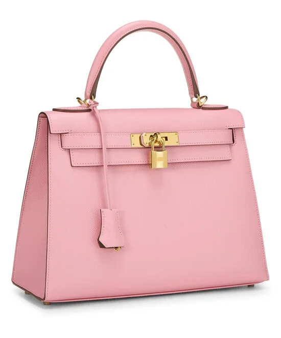 에르메스 켈리 28 셀리에 체리 블라썸 골드 하드웨어 (100% HAND MADE)