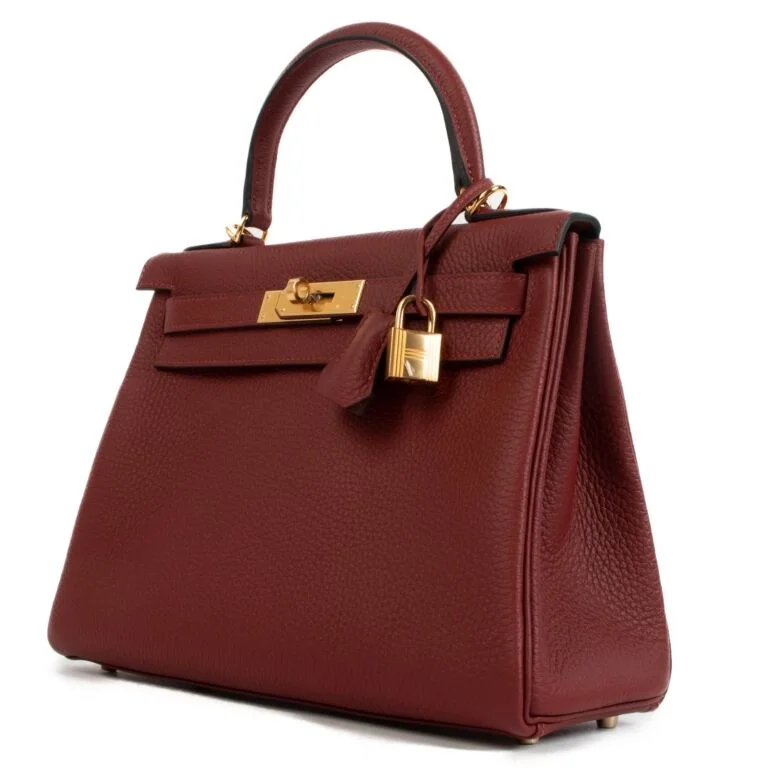 에르메스 켈리 28 르투르네 석류 레드 골드 하드웨어 (100% HAND MADE)