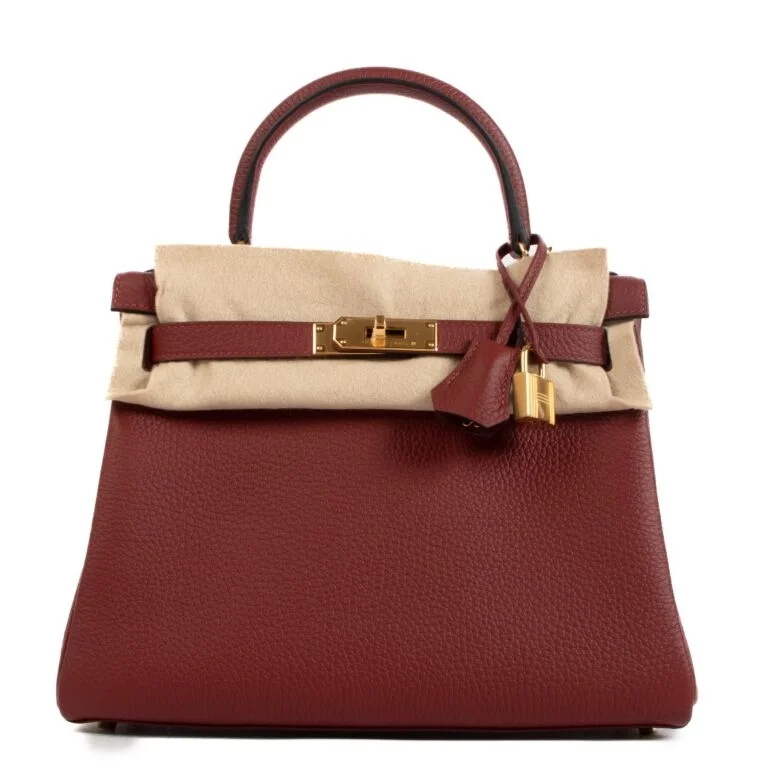 에르메스 켈리 28 르투르네 석류 레드 골드 하드웨어 (100% HAND MADE)