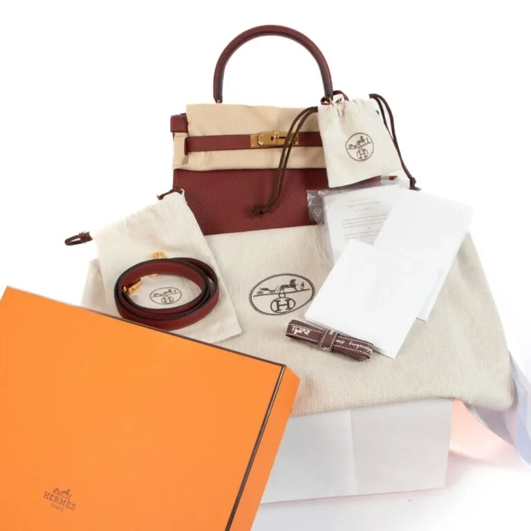 에르메스 켈리 28 르투르네 석류 레드 골드 하드웨어 (100% HAND MADE)
