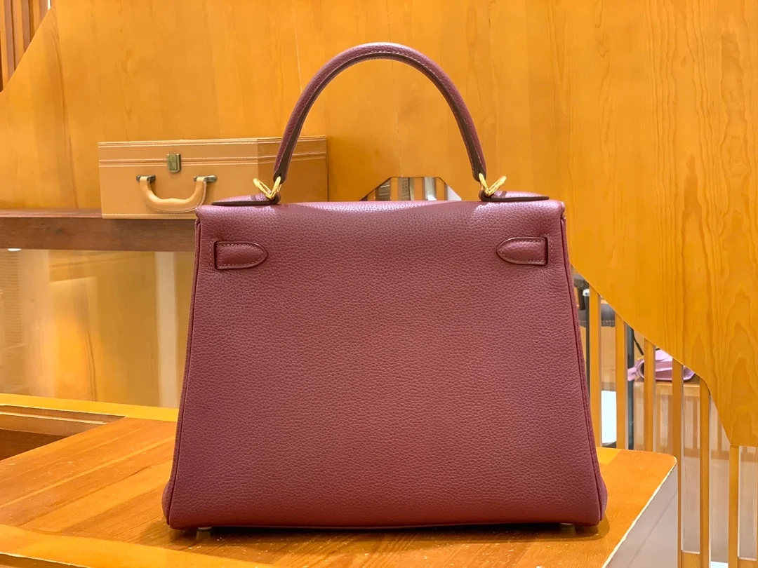 에르메스 켈리 28 르투르네 석류 레드 골드 하드웨어 (100% HAND MADE)