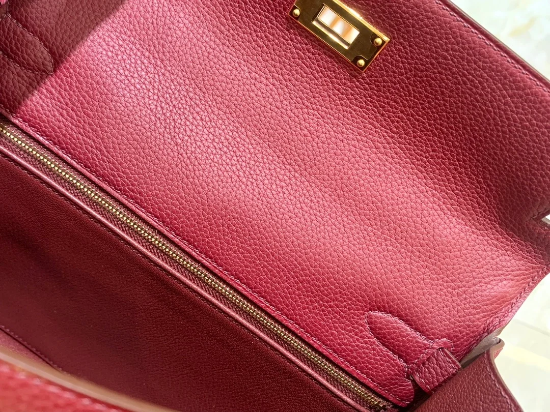 에르메스 켈리 28 르투르네 석류 레드 골드 하드웨어 (100% HAND MADE)