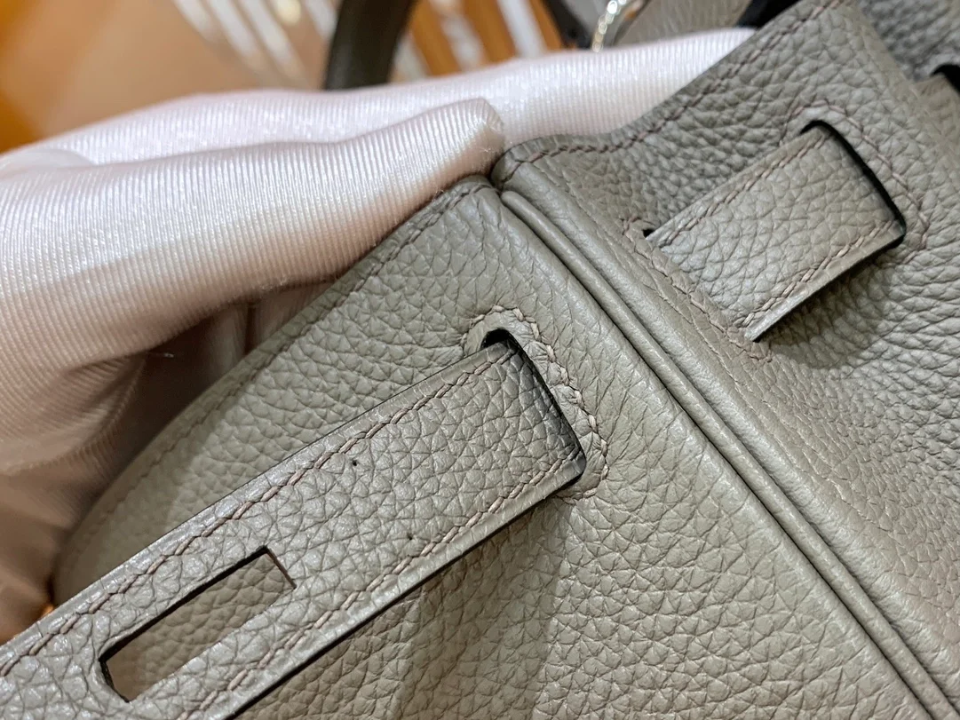 에르메스 켈리 28 르투르네 퓨터 그레이 실버 하드웨어 (100% HAND MADE)