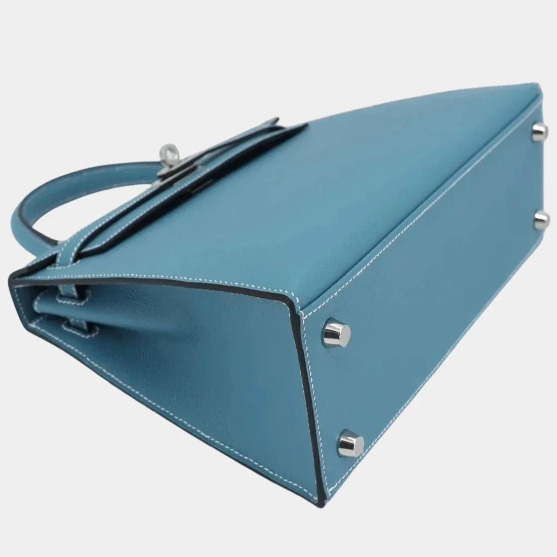 에르메스 켈리 25 셀리에 데님 블루 골드 하드웨어 (100% HAND MADE)