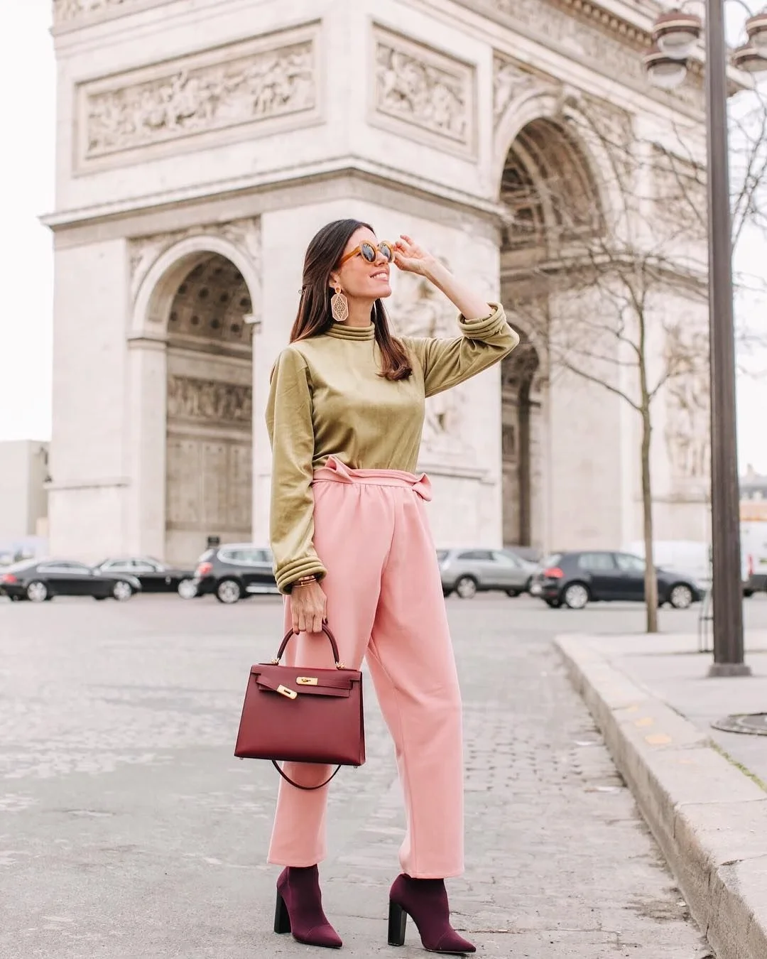 에르메스 켈리 25 셀리에 가넷 레드 골드 하드웨어 (100% HAND MADE)