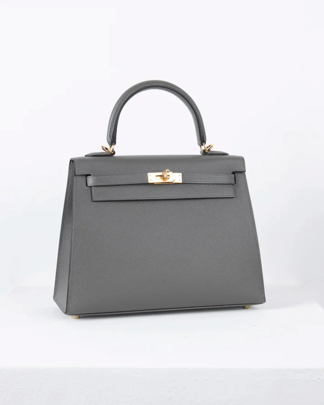에르메스 켈리 25 셀리에 그레이 골드 하드웨어 (100% HAND MADE)