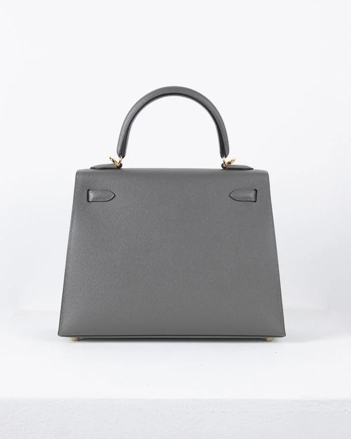 에르메스 켈리 25 셀리에 그레이 골드 하드웨어 (100% HAND MADE)