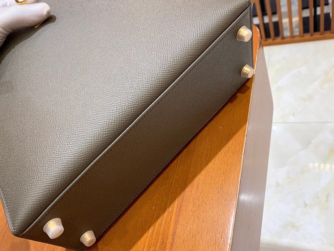 에르메스 켈리 25 셀리에 그레이 골드 하드웨어 (100% HAND MADE)