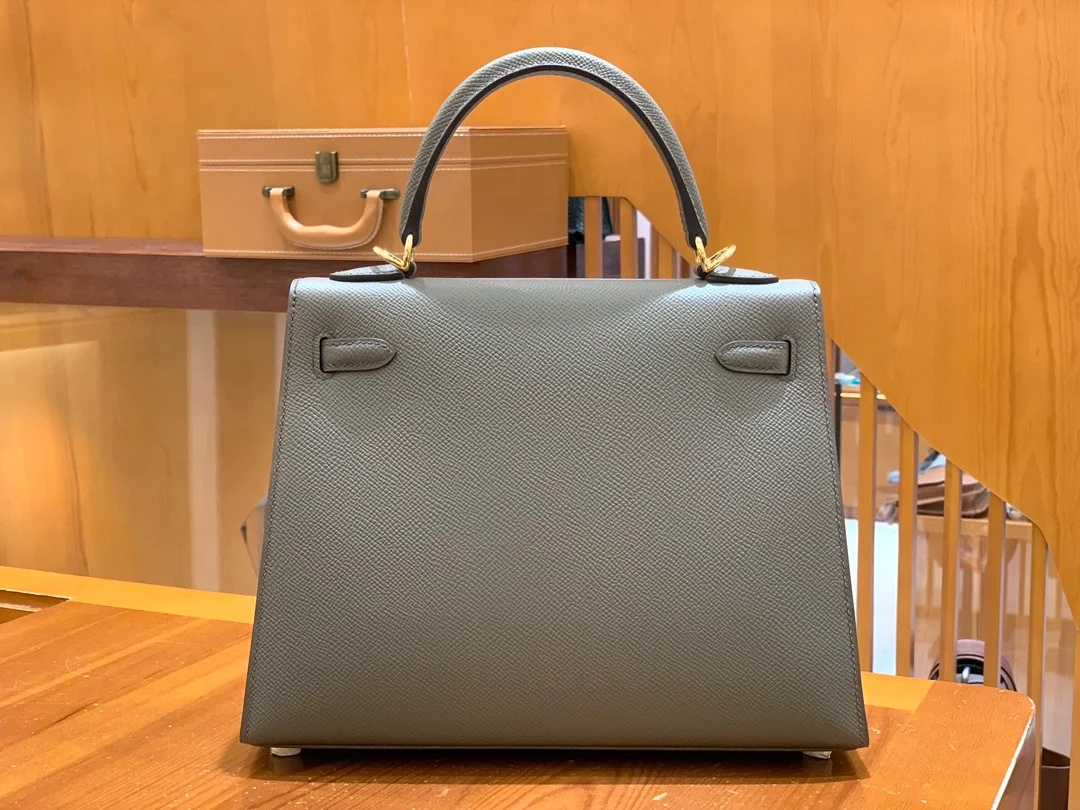 에르메스 켈리 25 셀리에 그레이 골드 하드웨어 (100% HAND MADE)