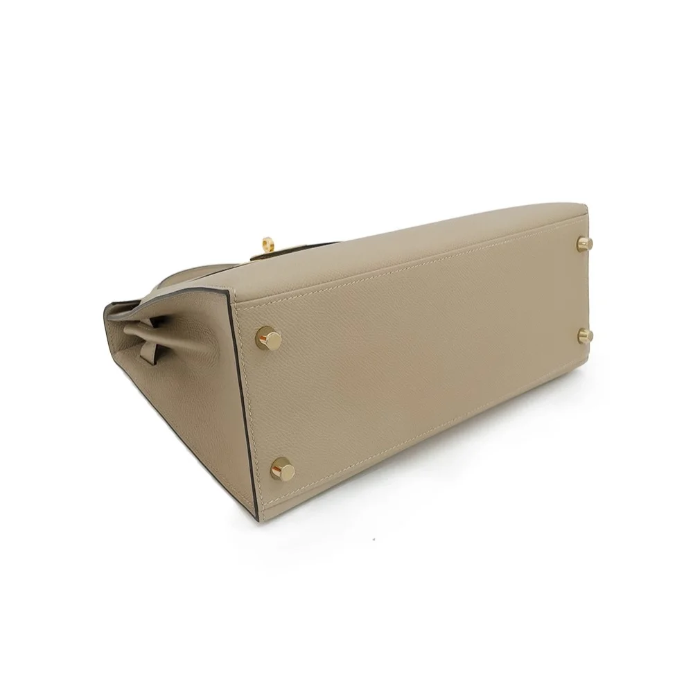 에르메스 켈리 25 셀리에 트렌치 골드 하드웨어 (100% HAND MADE)