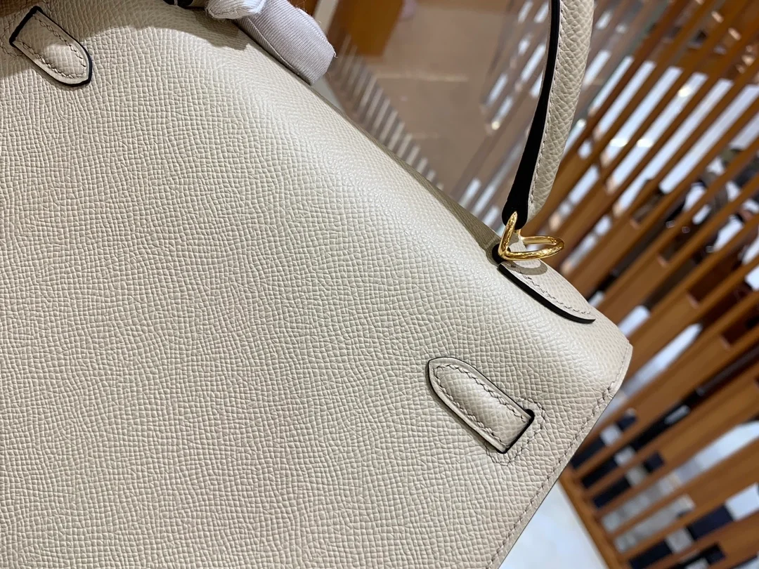 에르메스 켈리 25 셀리에 트렌치 골드 하드웨어 (100% HAND MADE)