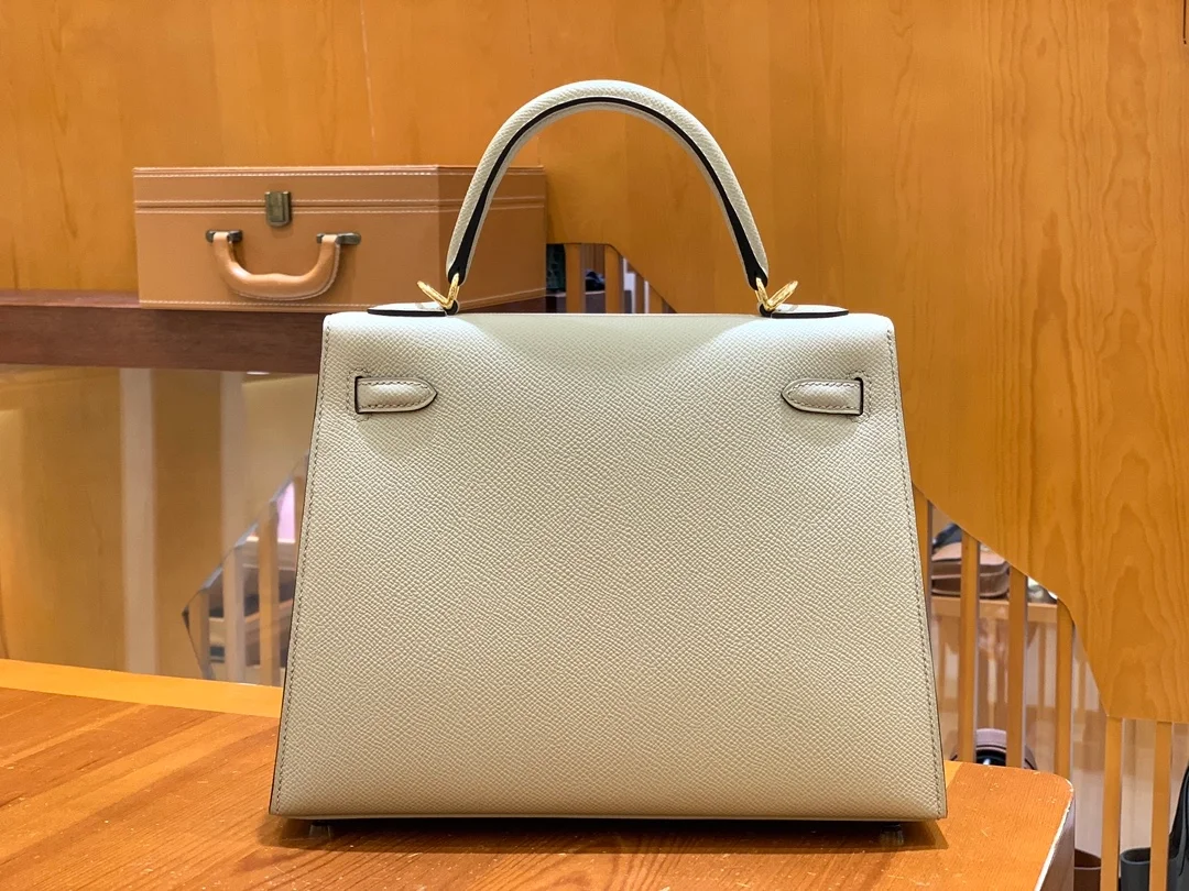 에르메스 켈리 25 셀리에 트렌치 골드 하드웨어 (100% HAND MADE)