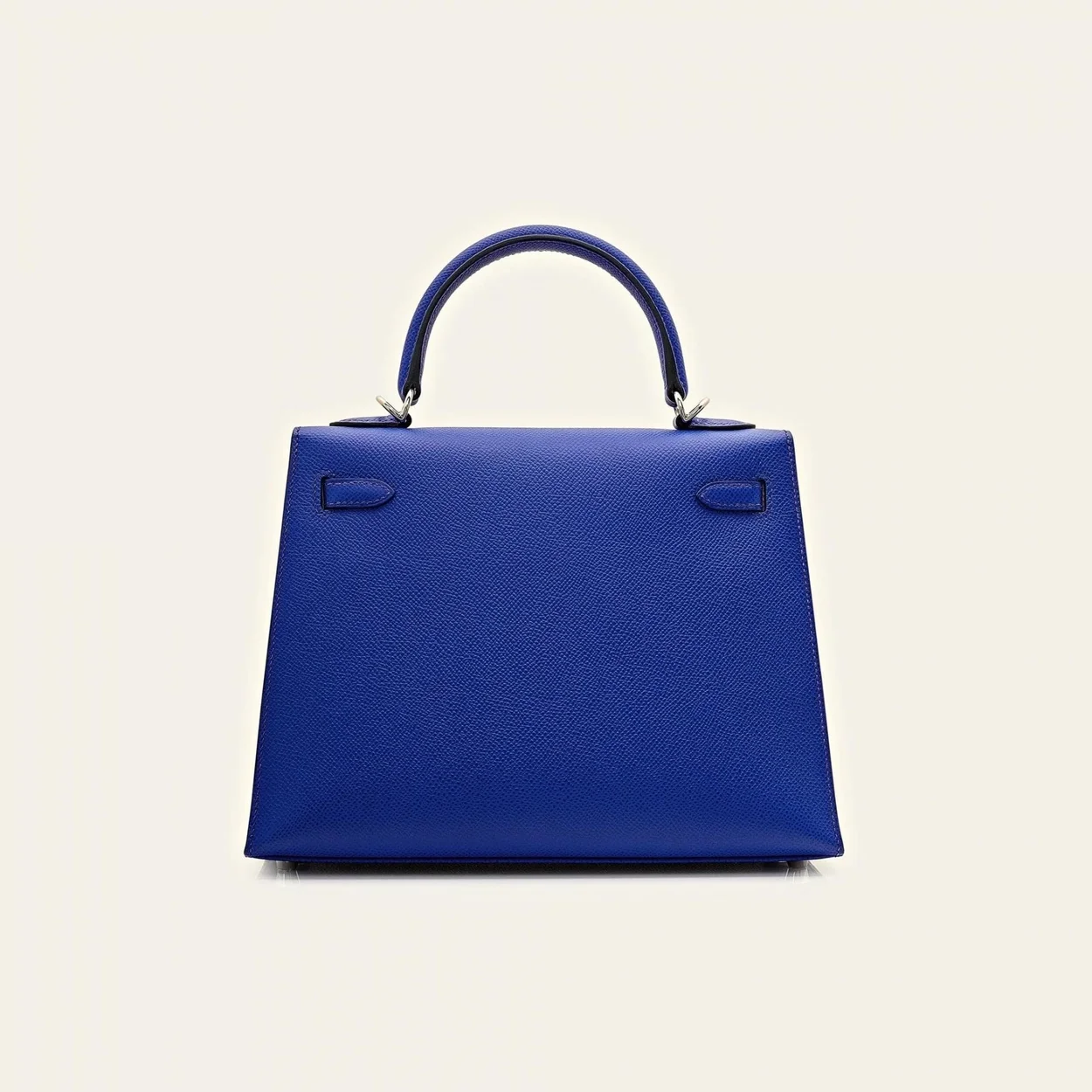 에르메스 켈리 25 셀리에 글레이즈드 블루 실버 하드웨어 (100% HAND MADE)