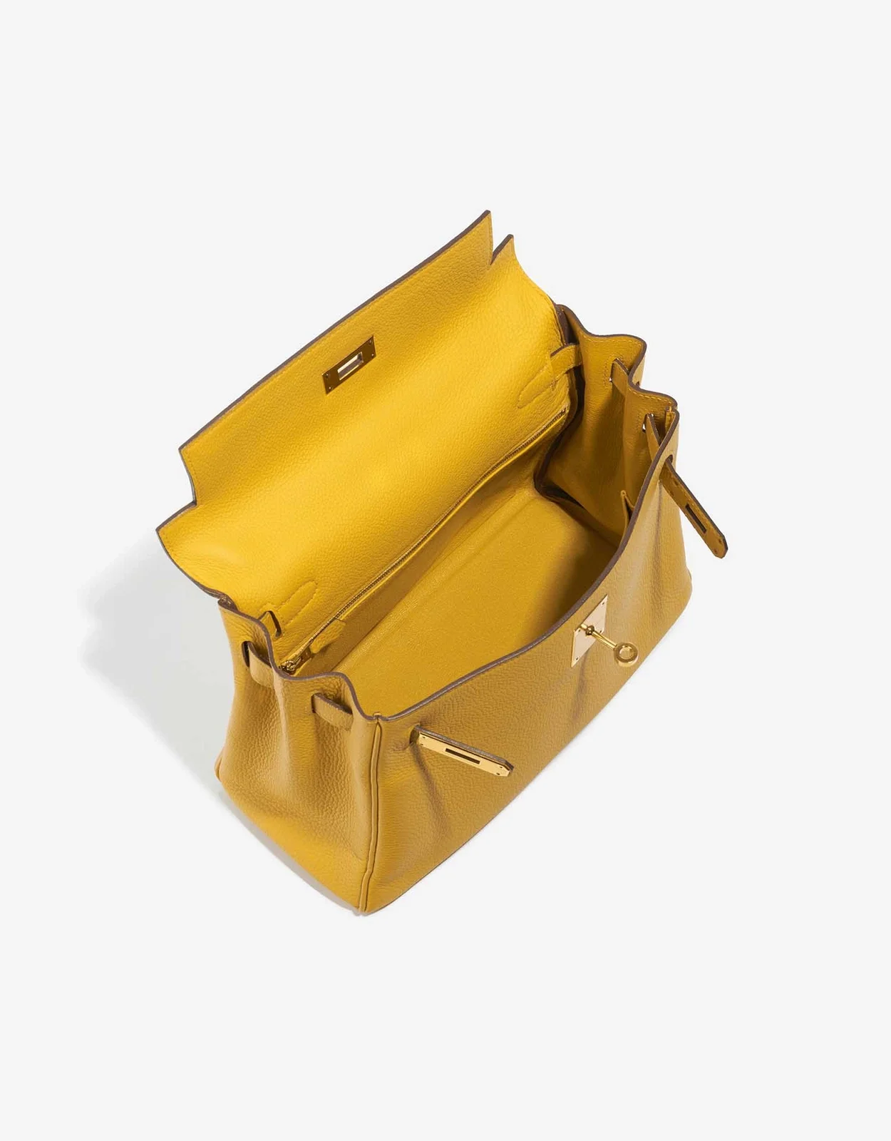 에르메스 켈리 25 르투르네 앰버 옐로우 골드 하드웨어 (100% HAND MADE)