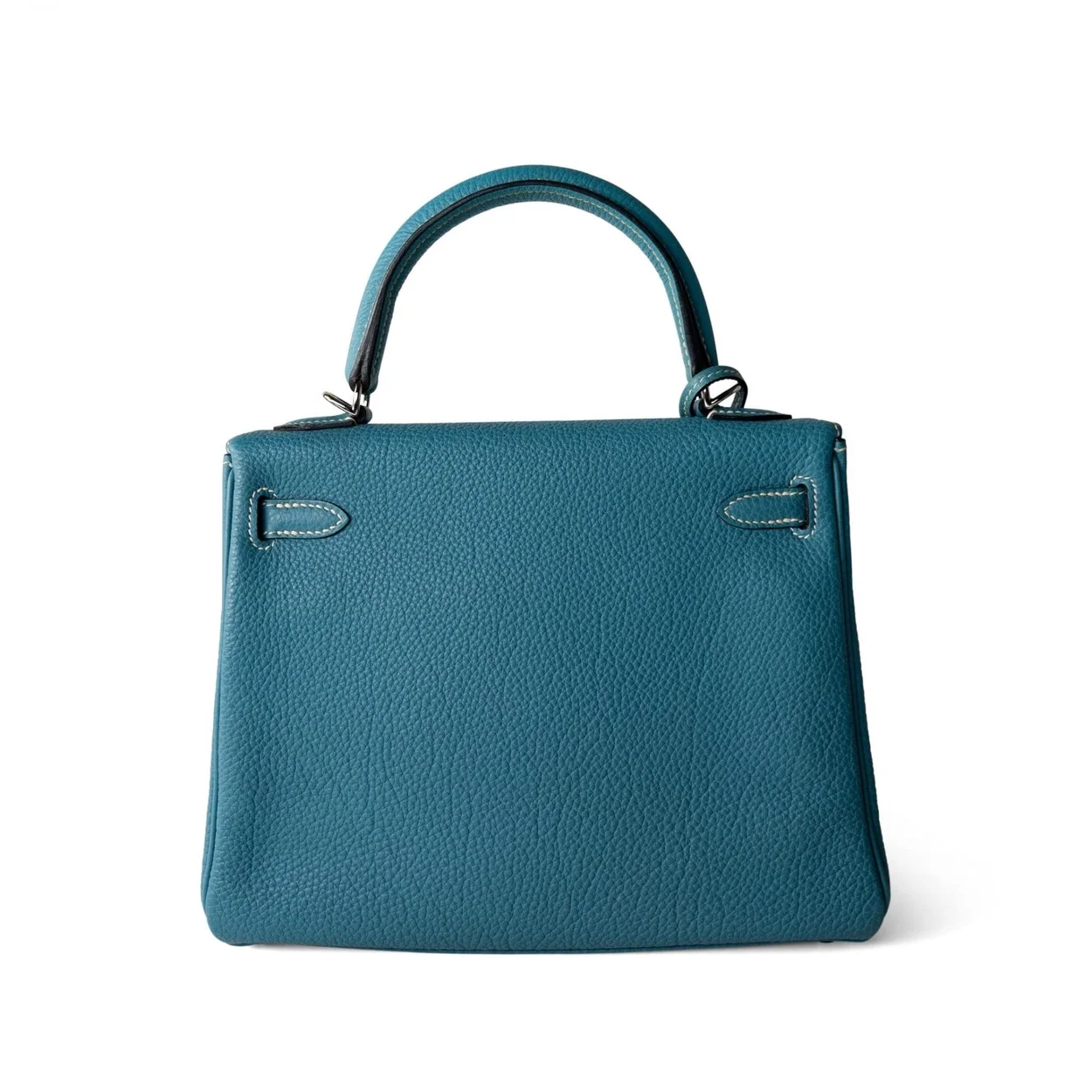 에르메스 켈리 25 르투르네 데님 블루 실버 하드웨어 (100% HAND MADE)