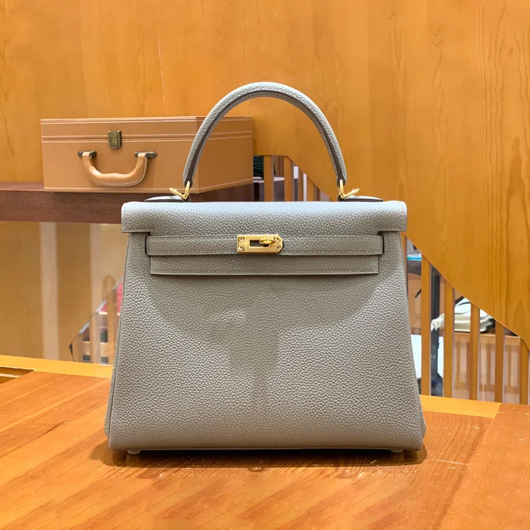 에르메스 켈리 25 르투르네 아스팔트 그레이 골드 하드웨어 (100% HAND MADE)