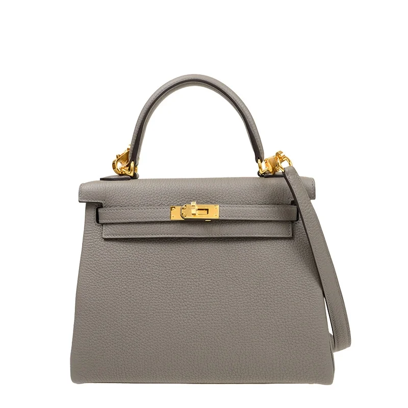 에르메스 켈리 25 르투르네 아스팔트 그레이 골드 하드웨어 (100% HAND MADE)