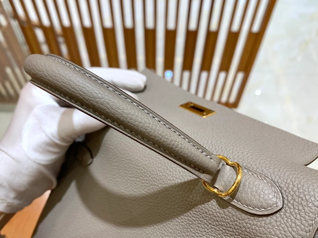 에르메스 켈리 25 르투르네 아스팔트 그레이 골드 하드웨어 (100% HAND MADE)