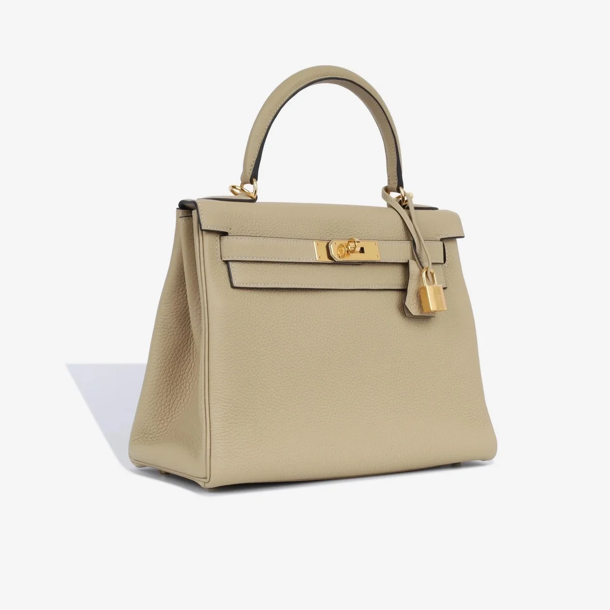 에르메스 켈리 25 르투르네 스위프트 트렌치 골드 하드웨어 (100% HAND MADE)