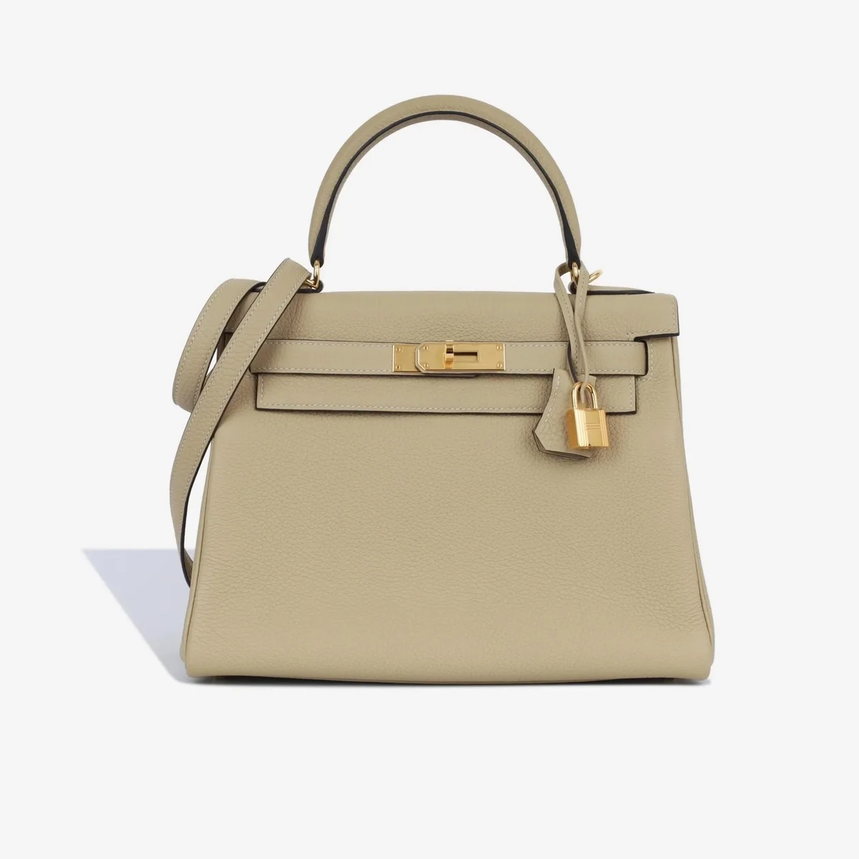 에르메스 켈리 25 르투르네 스위프트 트렌치 골드 하드웨어 (100% HAND MADE)
