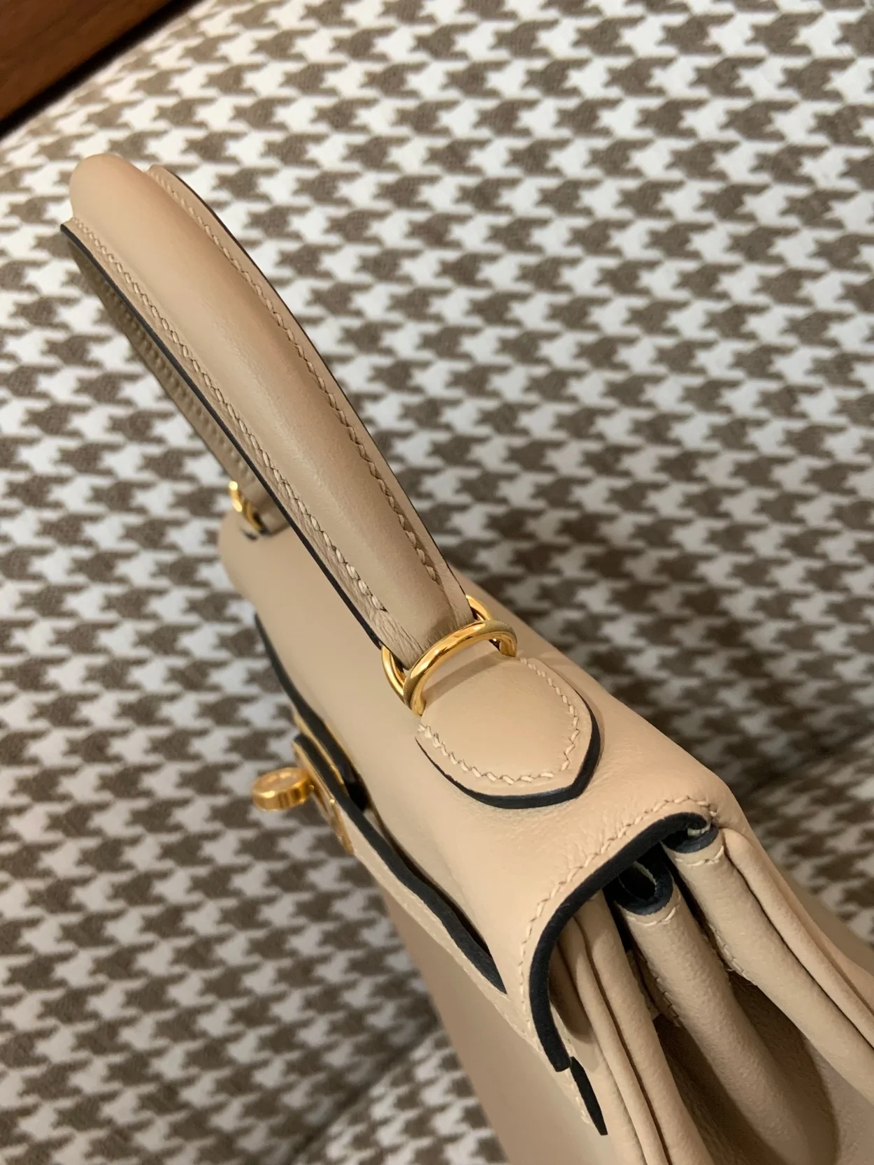 에르메스 켈리 25 르투르네 스위프트 트렌치 골드 하드웨어 (100% HAND MADE)