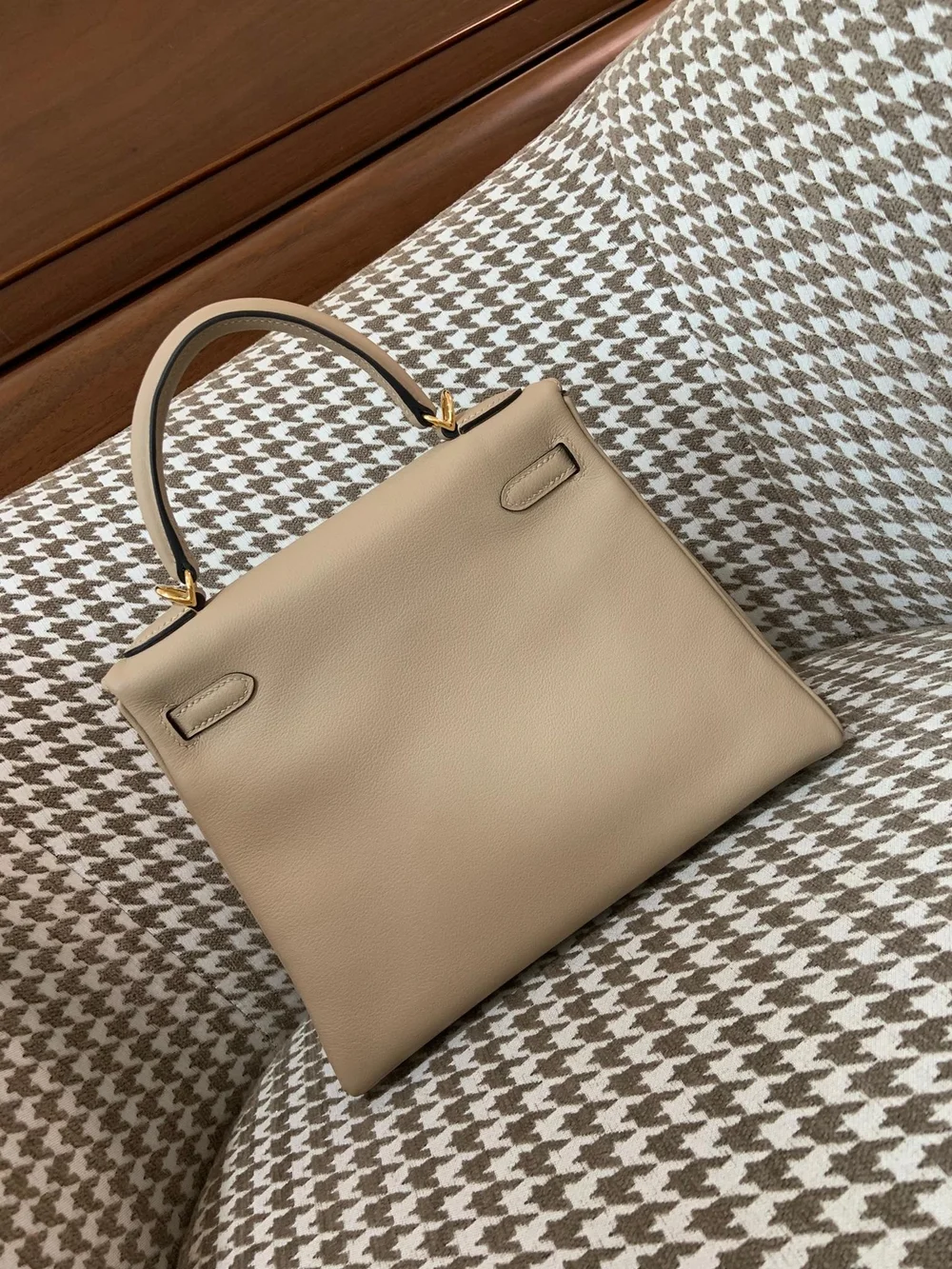 에르메스 켈리 25 르투르네 스위프트 트렌치 골드 하드웨어 (100% HAND MADE)