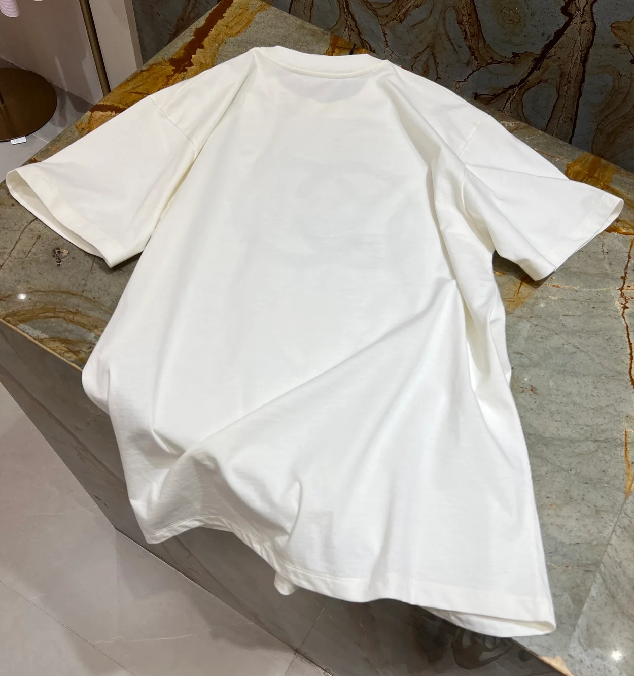 구찌 코튼 저지 체리 프린트 티셔츠 화이트