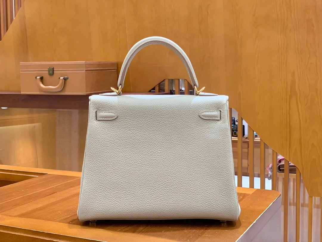 에르메스 켈리 25 르투르네 펄 그레이 골드 하드웨어 (100% HAND MADE)