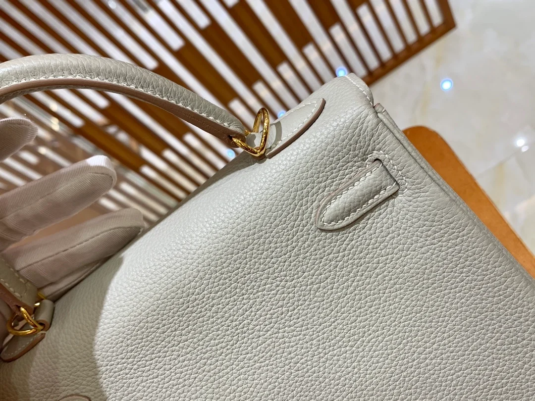 에르메스 켈리 25 르투르네 펄 그레이 골드 하드웨어 (100% HAND MADE)