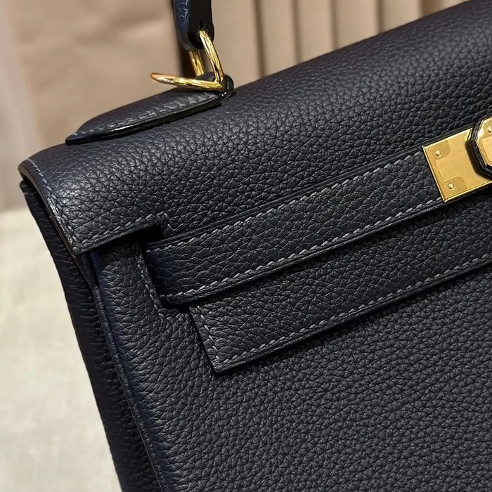 에르메스 켈리 28 르투르네 blue nuit 골드 하드웨어 (100% HAND MADE)