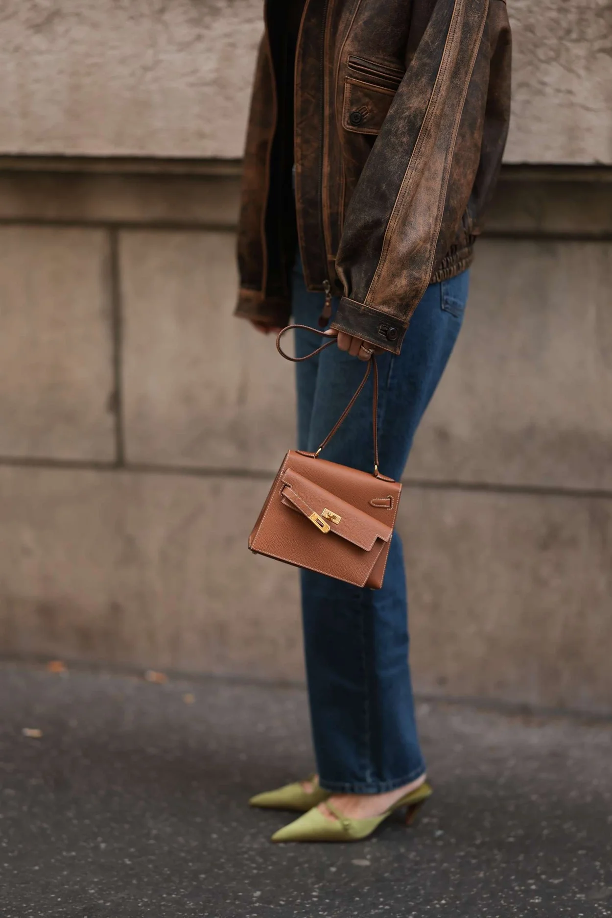 에르메스 켈리 디소더 앱송 레더 (100% HAND MADE)