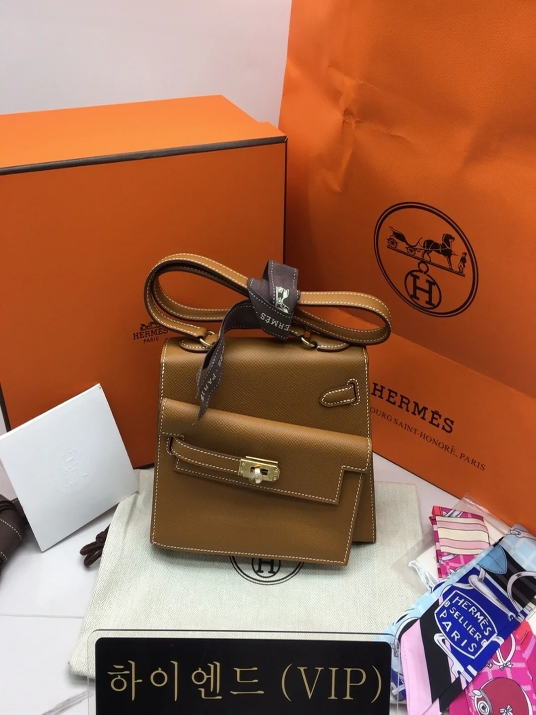 에르메스 켈리 디소더 앱송 레더 (100% HAND MADE)