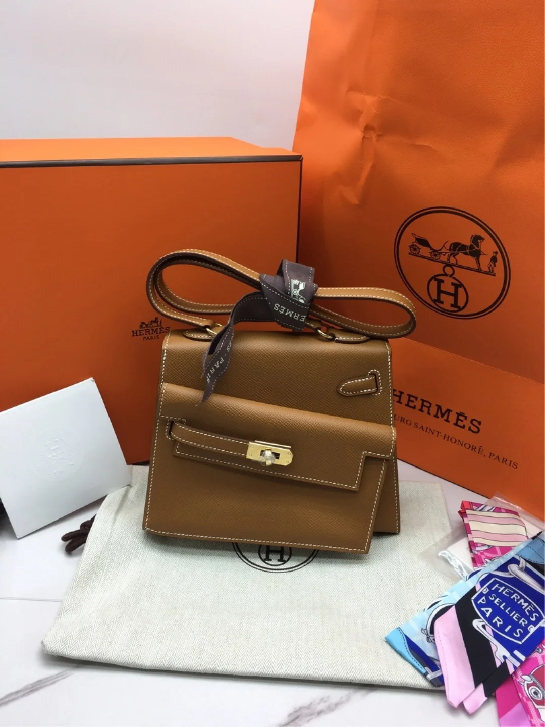 에르메스 켈리 디소더 앱송 레더 (100% HAND MADE)