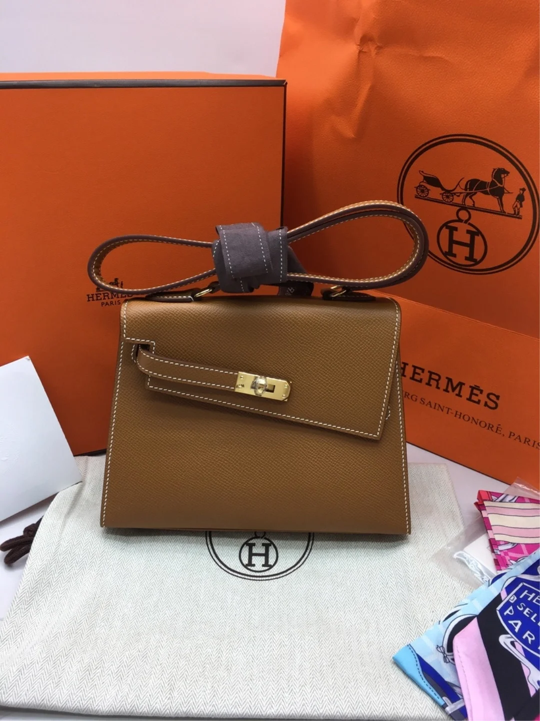 에르메스 켈리 디소더 앱송 레더 (100% HAND MADE)