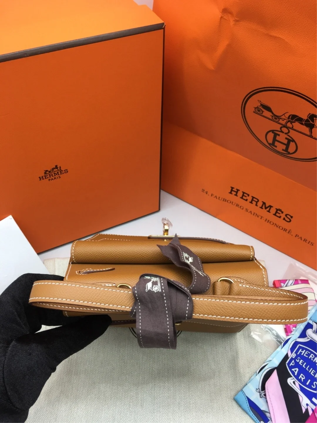 에르메스 켈리 디소더 앱송 레더 (100% HAND MADE)