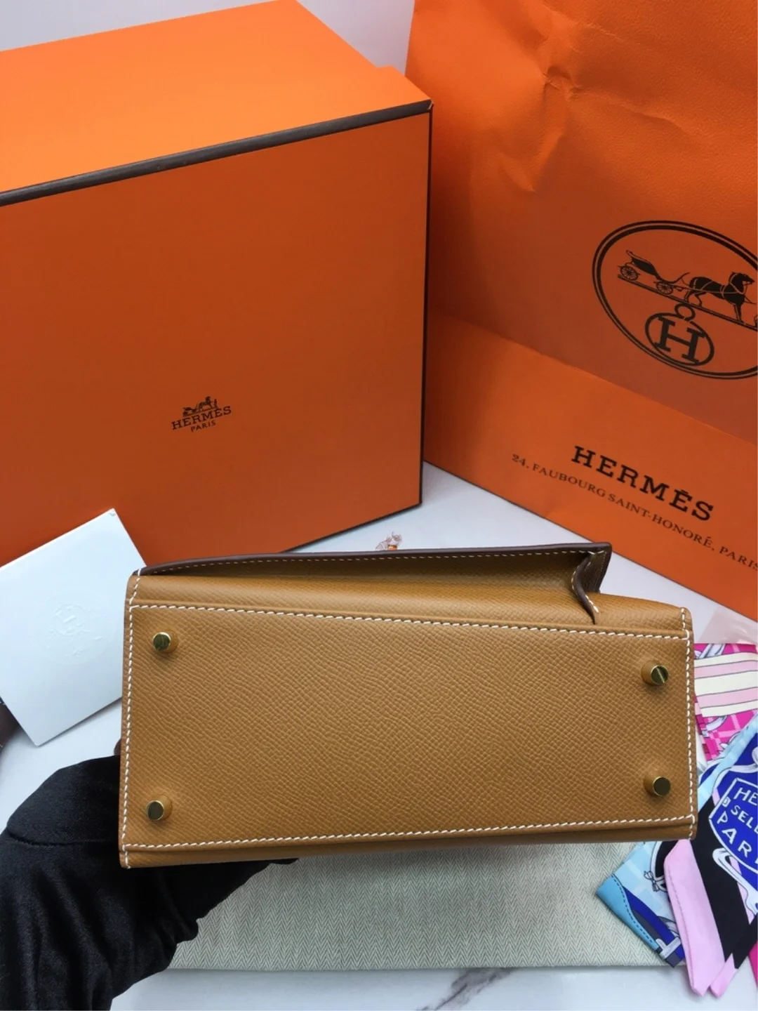 에르메스 켈리 디소더 앱송 레더 (100% HAND MADE)