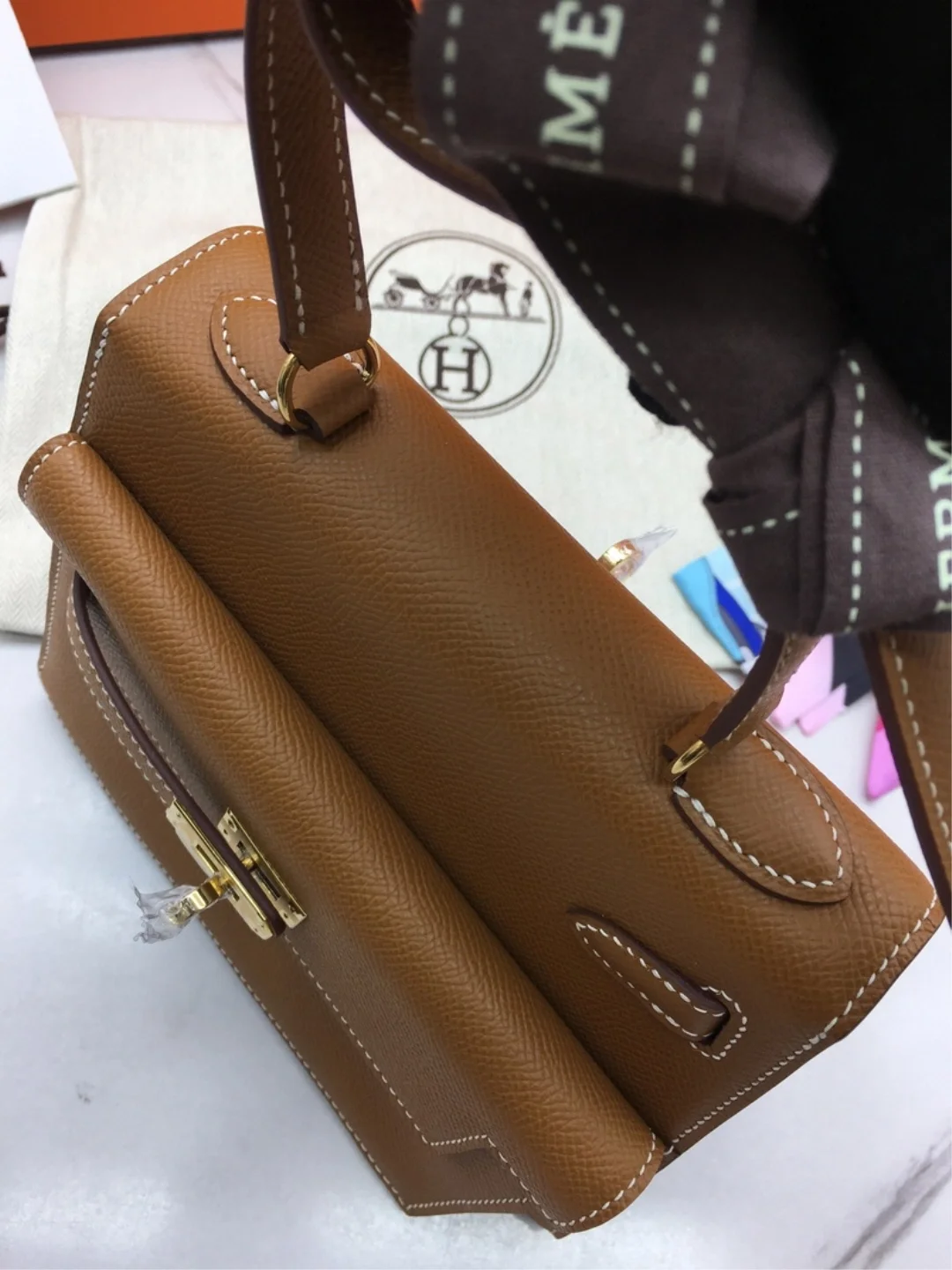 에르메스 켈리 디소더 앱송 레더 (100% HAND MADE)