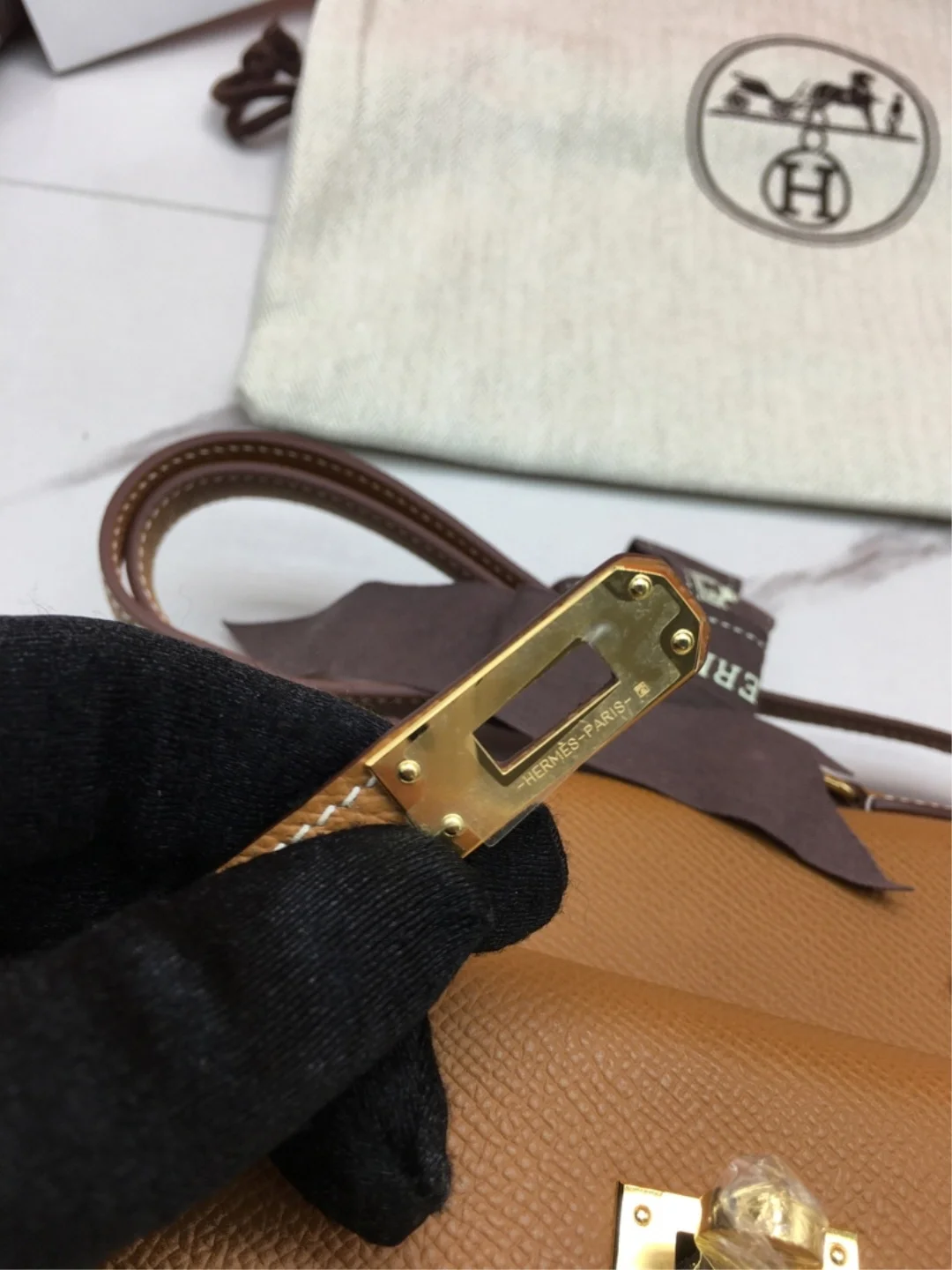 에르메스 켈리 디소더 앱송 레더 (100% HAND MADE)