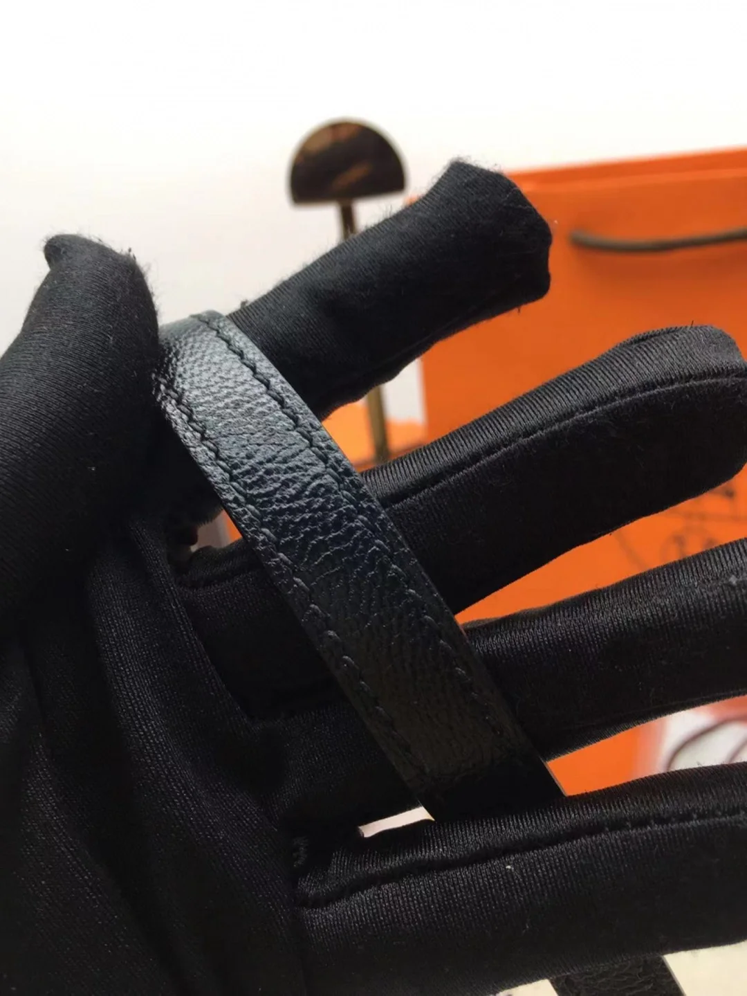 에르메스 켈리 엘란 블랙 골드/실버 (100% HAND MADE)