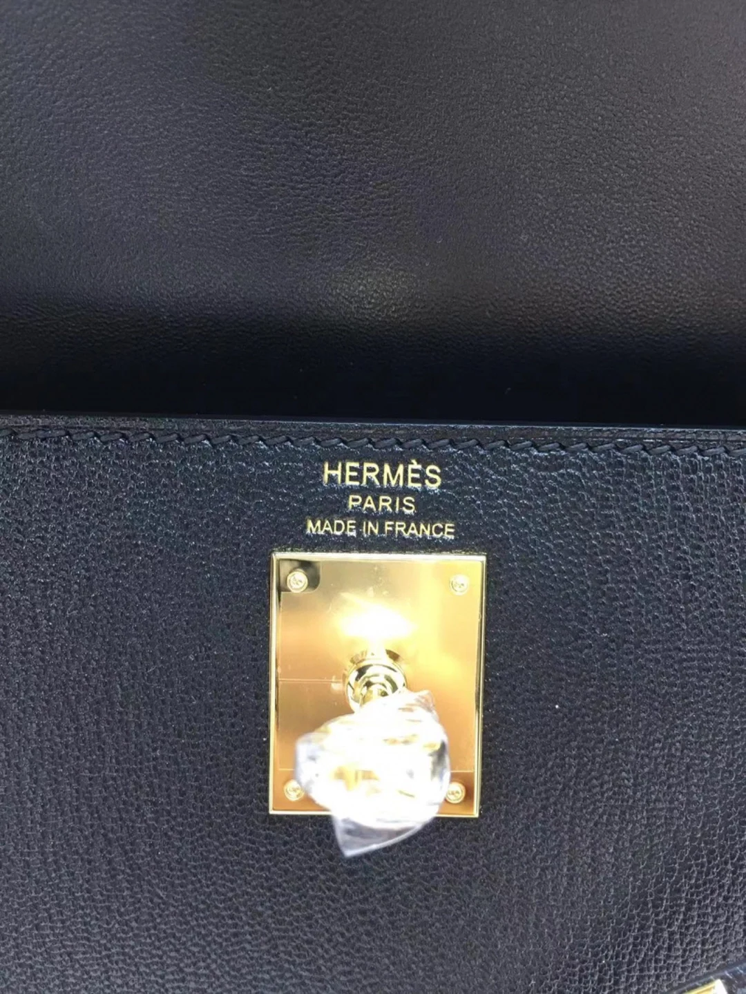 에르메스 켈리 엘란 블랙 골드/실버 (100% HAND MADE)