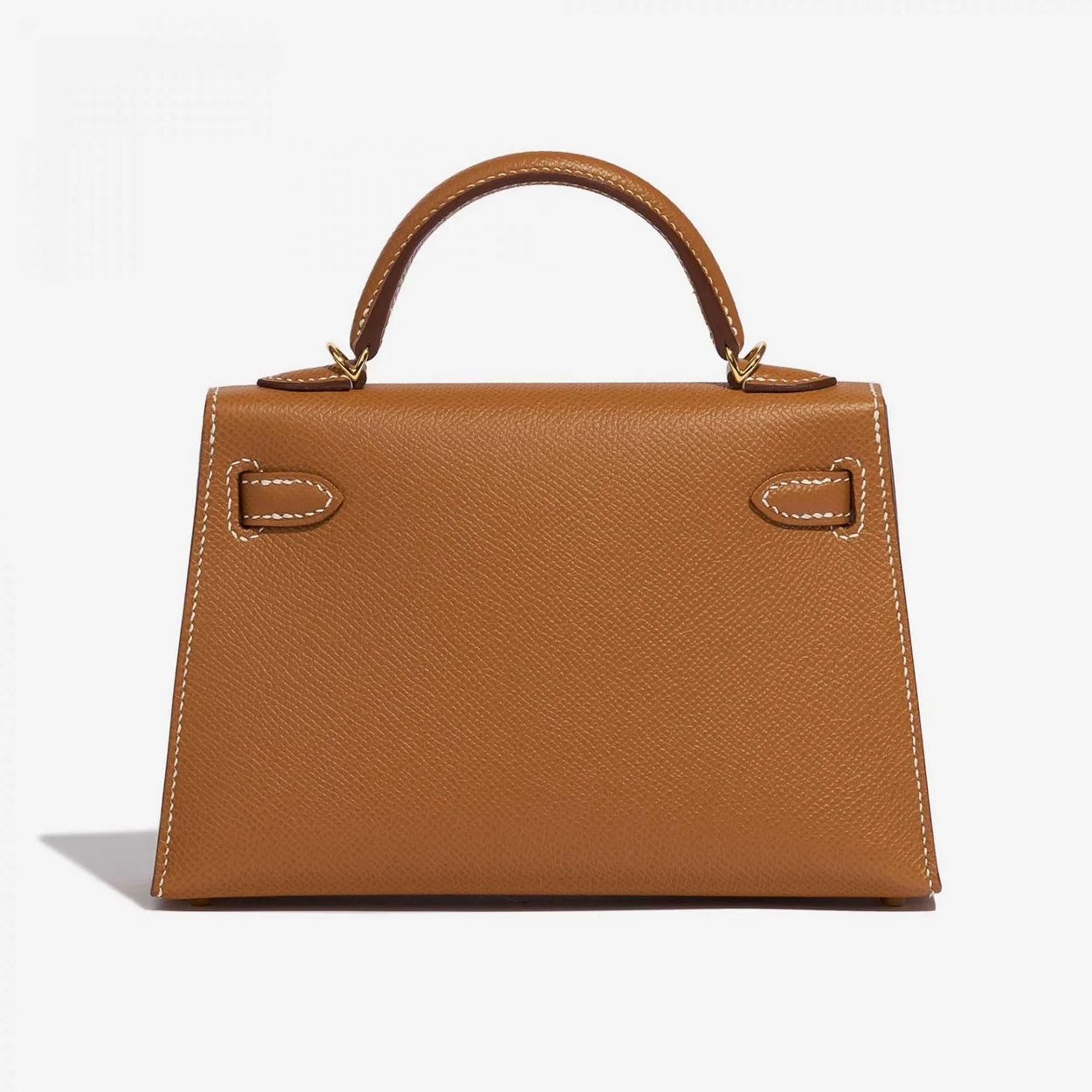 에르메스 미니 켈리 2세대 셀리에 골드 브라운 골드 하드웨어 (100% HAND MADE)