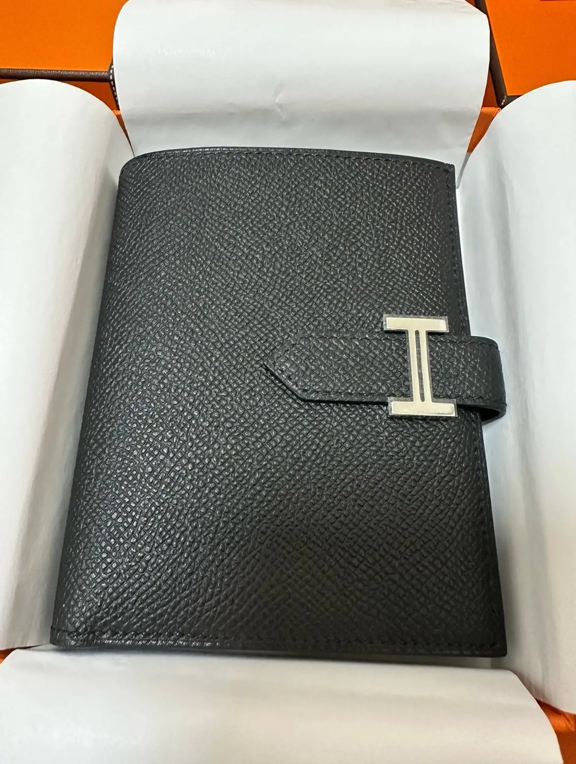 에르메스 베안 컴팩트 쉐브르 반지갑